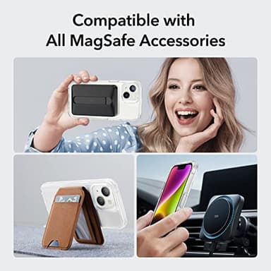 ESR for iPhone 14/iPhone 13 Case, Compatible with MagSafe, Classic Hybrid Magnetic Mobile Phone Case iPhone 14/13 Case, Military Standard, Drop Protection, Clear - Image 8