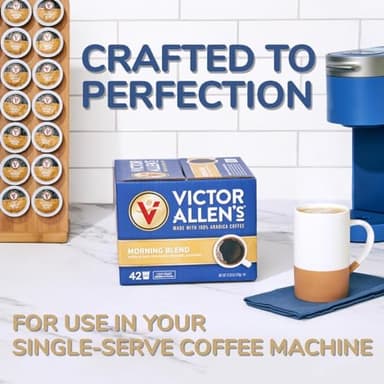 Victor Allen's Coffee Decaf Donut Shop Blend, Medium Roast, 200 Count, Single Serve Coffee Pods for Keurig K-Cup Brewers - Image 6