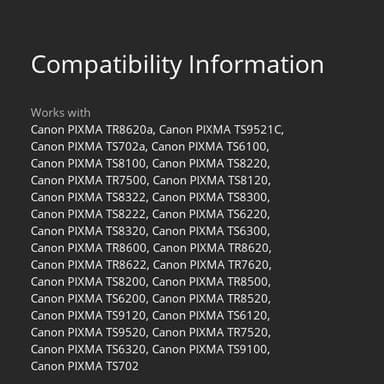 280XXL 281XXL Ink Cartridges Replacement for Canon 280 281 Ink Cartridges PGI-280XXL CLI-281XXL for TR8620a TR8520 TR8620 TR8600 TR7520 TS6120 TS6220 TS9120 TS6320 TS9520 (5 Pack) - Image 3