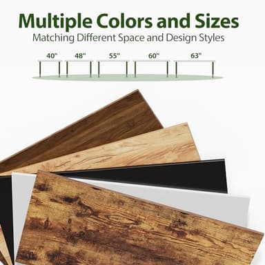 Agilestic Electric Standing Desk, Large 60 x 24 Inches Height Adjustable Desk, Sit Stand up for Work Office Home, Ergonomic Rising Computer Table with Memory Preset, Rustic Brown - Image 9