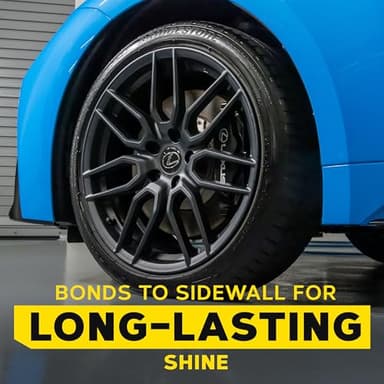Meguiar's Ultimate Insane Shine Tire Spray - Premium Tire Dressing that Delivers a Lasting High Gloss Wet Look and is Easy to Use; Advanced Tire Shine that Bonds for a Long-Lasting Finish, 16 Oz Spray - Image 5
