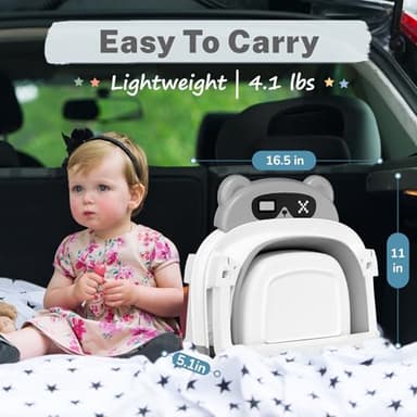 AVIDOR Baby Bathtub,Collapsible Bathtub for Newborn to Toddler,Durable Essential Infant Bath Tub,Portable Travel Baby Tub with Soft Cushion,No-Slip Hanging and Detachable(Grey) - Image 6