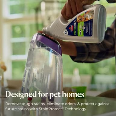 BISSELL ProHeat 2X Revolution Pet Pro Plus, 3588F, Upright Deep Cleaner, 30-minute Dry Time, Dual Dirt Lifter Powerbrush, Hose & Tool Attachment, Pet Upholstery and Tough Stain Tool Included - Image 6