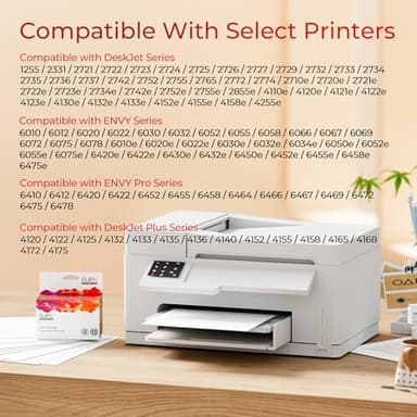 67XL Ink Cartridge (2-Black) Compatible for HP Ink 67 for HP 67XL Black Ink Cartridge High Yield for Deskjet 2700 2700e 2755e 2855e 2800e 2852e 2827e 4100e 4155e 4255e Envy 6000 6055e 6455e Series - Image 2
