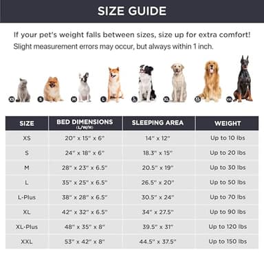 Bedsure Orthopedic Dog Beds Large Sized Dog - Washable Large Dog Cat Bed Waterproof, Comfort Dogs Couch Sofa with Washable Removable Cover, Pet Bed with Nonskid Bottom, Amber Noel-Red, 35" - Image 6