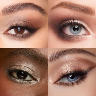 Neutral Eyeshadow palette, Nude eye shadow palette, High-Pigment eyeshadow makeup palette with Mirror, Long-lasting Wear, Vegan, Cruelty-free - 0.5oz - Image 5