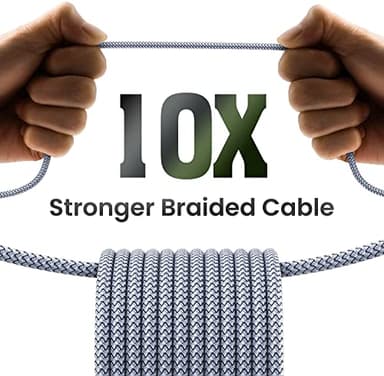[Apple MFi Certified] iPhone Charger Fast Charging 3-Pack 3FT Lightning Cable Nylon Braided iPhone Charger Cord Compatible with iPhone 14 13 12 11 Pro Max XR XS X 8 7 6 Plus SE iPad and More 3FT - Image 5