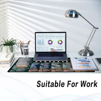 Kinevolve Mouse Pad for Excel/Word/Outlook/PowerPoint Cheat Sheet, Extended Large XL Office Shortcut Keyboard Desk Pad, Non-Slip Accessories Desk Mat 35.4" x 15.7" - Image 5