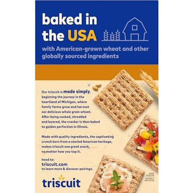 Triscuit Smoked Gouda Whole Grain Wheat Crackers, Lunch Snacks, Bulk Snack Crackers, 6 - 8.5 oz Boxes - Image 17