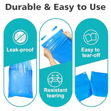 Refills Compatible with Diaper Genie Easy Roll Signature & Platinum Diaper Pail,2-Pack (60 Bags) for 2800 Newborn Diapers,7-Layer Powerful Odor Control.Extra Thickness,Durable & No Tear - Image 2