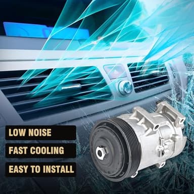 Aspligo Air Conditioner AC Compressor Fits for Toyota Matrix 1.8L 2011-2014, for Toyota Corolla 1.8L 2011-2013, with A/C Clutch, CO29097C AC Compressor, Replaces 8831002710, 8831002711, 8831068031 - Image 4