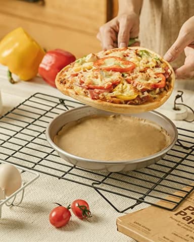 Katbite 200Pcs 9 Inch Parchment Paper Rounds, Unbleached & Non-stick, Precut Parchment Circles for Cheesecake Spring Pans, Storage/Freezing Hamburger Patties - Image 7
