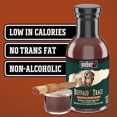 Weber Buffalo Trace Whiskey Flavored BBQ Sauce, 13.3 oz - Image 5