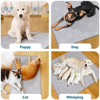 IMPROVIA® Reusable Puppy Pad – Waterproof, Extra-Absorbent, Washable Pee Pad for Dog Training, Whelping, & More – Protect Your Floors & Pet with Quick-Drying Potty Pad. (Extra Large - 72" x 72") - Image 4