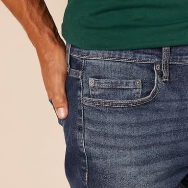 Amazon Essentials Men's Slim-Fit Jeans - Discontinued Colors, Dark Wash, 38W x 29L - Image 4