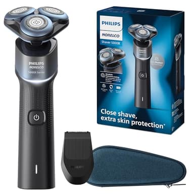 Philips Norelco Shaver 5000X, Rechargeable Wet & Dry Shaver with Precision Trimmer and Storage Pouch, X5006/85 - Image 1