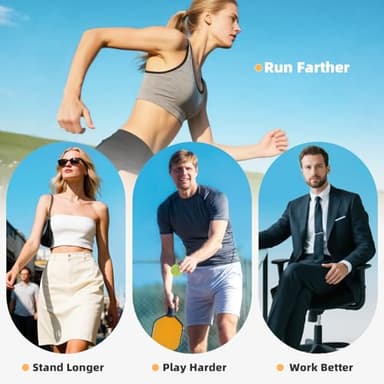 Dr.Tucker+ Achilles Tendonitis Relief Insoles, Foot Orthotic Inserts for Tendon Support and Bone Spurs, Heel Cups for Heel Pain Relief - Image 7