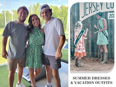 Floral Summer Dress for Women Chiffon Blouses Skirt Spaghetti Sleeveless Tops Halter Boho Romper Sun Summer Outfits X-Green - Image 5