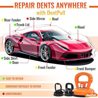 Dent Puller – Multi-Use Car Dent Puller Tool Kit, 10-in-1 Suction Cup Dent Remover for Vehicle Repair, Glass, Tile & Object Lifting - Image 7