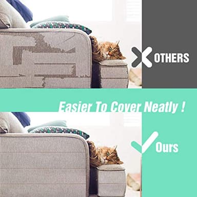 Karaseno Anti Cat Scratch Tape, 3 inches x 30 Yards Pet Training Tape, 100% Transparent Clear Double Sided Cat Scratch Deterrent Tape, Furniture Protector for Couch, Carpet, Doors, Pet & Kid Safe - Image 4