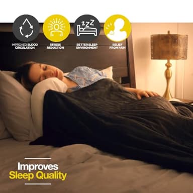 Medical king Heated Blanket, Machine Washable Extremely Soft & Comfortable Electric Blanket Throw Fast Heating with Hand Controller 10 Heating Settings & auto Shut-Off (Gray, 50 x 60) - Image 7