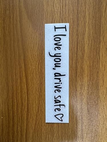 3 PCS I Love You Drive Safe Rearview Mirror & Window Decals Vinyl Car Stickers for Women, Inspirational Mirror Quotes, Vanity & Car Interior Decor Stickers (I Love You Drive Safe) - Image 7