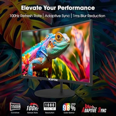 Sceptre New 27-inch Curved Gaming Monitor 100Hz HDMI X2 Build-in Speakers 2025 - Image 4