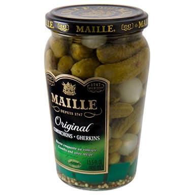 Maille Pickles Cornichons Original Pack of 12 The perfect cornichon for garnishing a gourmet sandwich or snacking Product of France 13.5 oz - Image 7