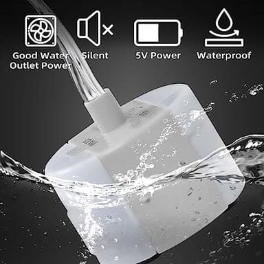 Ultra-Quiet Replacement Pump for Stainless Steel Cat Water Fountains - SMA-800 Motor - Safe and Easy to Clean with Low Voltage DC 5V and USB Cable (Side Suction Pump) - Image 6