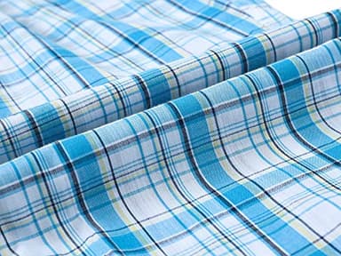 MoFiz Men's Pajama Bottom Pants Cotton Plaid Slpeepwear Loungewear Pants House Wear 3-Pack Size M - Image 5