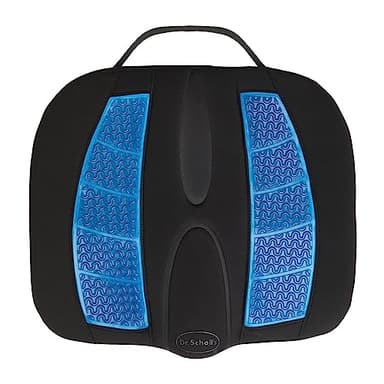 Dr. Scholl's Massaging Gel Posterior Seat Cushion for Car, Office, Home — Black - Image 1
