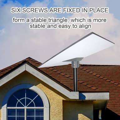 Pftjujudan Mounting Kit for Starlink,Gen 3 Pipe Adapter,V3 Pole Mount,V3 Mount Plate - Image 8