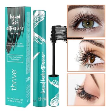 Thrive Mascara Liquid for Lash Extensions Mascara-Brynn Thick and slender,Waterproof and sweat resistant (Black 10.7g/0.38 OZ) - Image 2