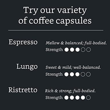 Amazon Brand - Solimo Ristretto Capsules, Dark Roast, Compatible with Original Brewers, Pack of 1x50 Capsule (50 count) - Image 4