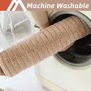 COSY HOMEER Indoor Door Mat Floor Mats Dirt Trapper Wet Shoes and Paws, Front Door Outside Entry Welcome Outdoor Entrance Dog Cat Mat, Anti Slip Washable, 32"x48",Beige - Image 7