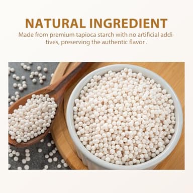 Soeos Lychee Flavored Coconut Jelly Strips, 2.2 lbs (1 Kg), Lychee Jelly for Boba Tea, Sweet and Chewy Tropical Snack, Perfect Topping for Ice Cream, Desserts - Image 8