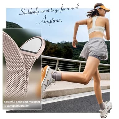 BELONGME 3 Pack Mesh Loop Compatible with Apple Watch Bands for Women Men 40mm 41mm 38mm 42mm 44mm 45mm 49mm 46mm Series 11 10 9 8 7 6 5 4 Ultra3 SE3 2, Stainless Steel Metal Magnetic Strap for iWatch - Image 3