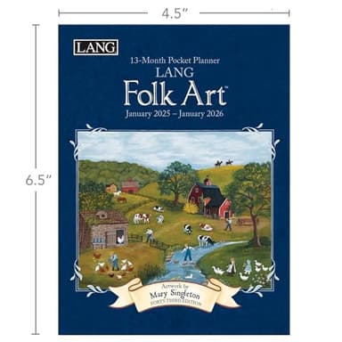 Lang, LANG Folk Art 2025 Monthly Pocket Planner by Mary Singleton - Image 8