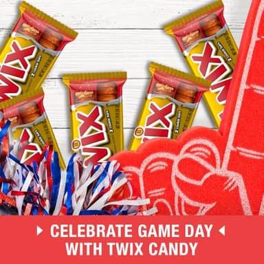 TWIX Bulk Chocolate Candy Individually Wrapped, Full Size, Caramel Chocolate Cookie Candy Bar, Perfect for Snacks, Parites, Goodie Bags, Holidays 36-Count Box - Image 9