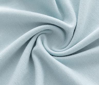 Newborn Baby Boys Girls Knotted Gown Hat Set Soft Viscose from Bamboo Infant Sleeper Baby Sleep Gown with Mittens (Deep Green, 0-3 Months) - Image 7