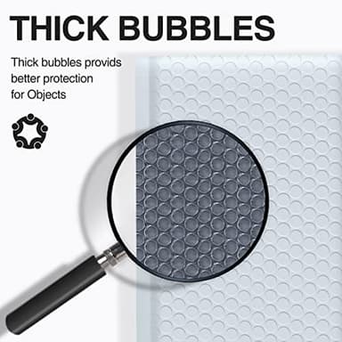 UCGOU Bubble Mailers 8.5x12 Inch White 25 Pack Usable Size 8.5x11 Poly Padded Envelopes #2 Medium Mailing Opaque Packaging Postal Self Seal Waterproof Boutique Shipping Bags for Clothes Makeup - Image 4