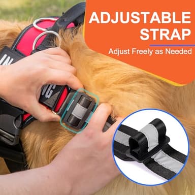Essential Dog Harness, No Pull Pet Harness with 3 Side Rings for Leash Placement, No Choke, Reflective, Adjustable Pet Vest, Easy On-Off & Improved Control Handle, Training, Walking, Running - Image 7