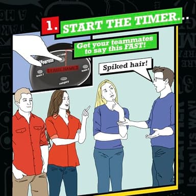 Hasbro Gaming Catch Phrase Electronic Game | Fun Active Handheld Party Games for Adults, Teens, and Kids | 4 or More Players, 2 Teams | Portable Summer Travel Activities | Ages 12+ (Amazon Exclusive) - Image 5