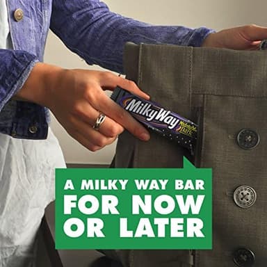 MILKY WAY Dark Chocolate Candy Bars, Midnight Dark, Full Size, 1.76 oz (Pack of 24) Chocolate Bars Bulk - Image 7
