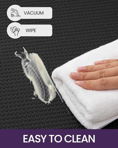 DEXI Kitchen Floor Mats Cushioned Anti Fatigue,17x79,Long Standing Runner Rug Waterproof, Comfort Memory Foam Padded for Front Sink Laundry, Black - Image 5