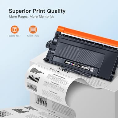 E-Z Ink TN920XL TN920 Toner Cartridge HL-L6210DW: Compatible for Brother TN-920XL TN-920 High Yield to Use with HL-L6210DW HL-L5210DW HL-L6210DWT HL-L5210DN HL-L5210DWT (2 Black, with Chip) - Image 3