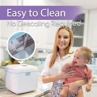 Papablic 4-in-1 UV Light Sanitizer | UV-Clean Sanitizing and Dryer Pro | UV Sanitizer Box with Dual UV-C Lamps for Babies & Whole Family | Large Capacity | Touch Control - Image 6