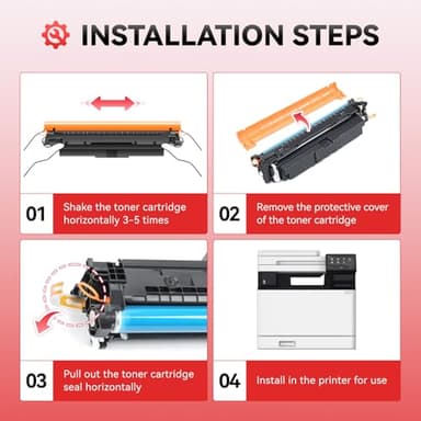 069 069H Toner Cartridge Set High Capacity 4-Pack Compatible for Canon 069H 069 for Color imageclass MF753Cdw MF751Cdw LBP674Cdw LBP674C MF750C LBP673Cdw LBP674Cx MF752Cdw MF756Cx Printers lnk Black - Image 5