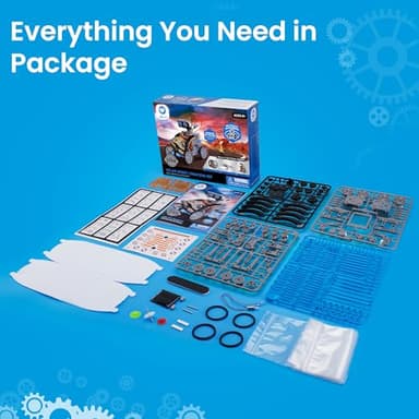 Sillbird 12-in-1 Solar Robot Building Kit STEM Gift for Boys Aged 8-13, DIY Science Educational Robotic Toys for Kids Teens Birthday, Powered by The Sun with 190 Pieces - Image 8