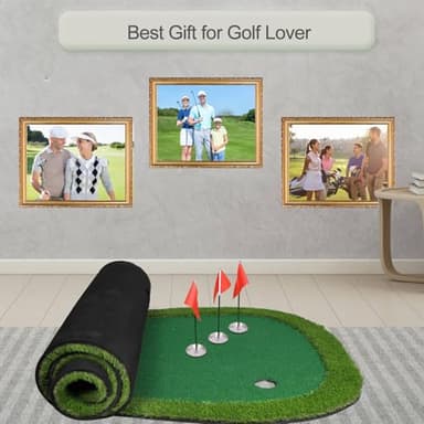 Golf Putting Green, Practice Putting Green Mat, Large Professional Golfing Training Mat for Indoor Outdoor… (Putting green-5X12ft) - Image 7
